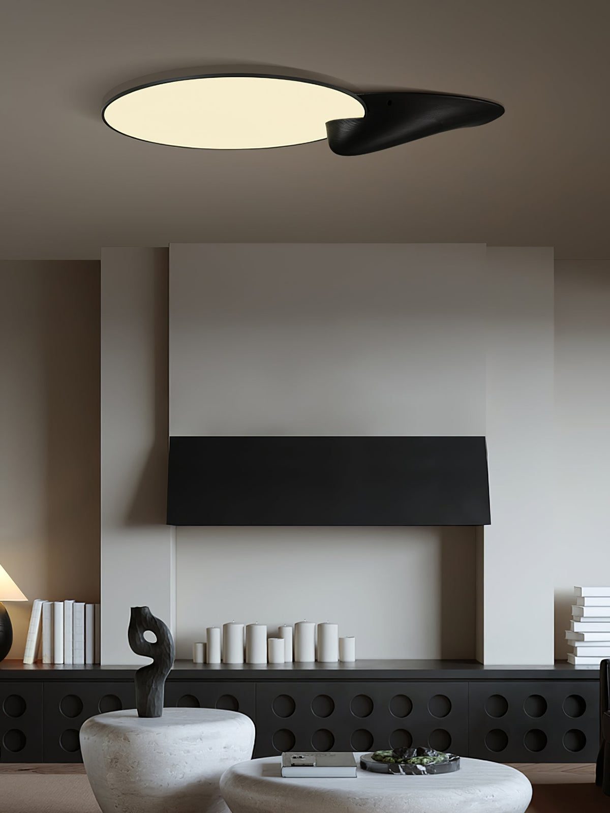 Zovenel Premium Élégance Pic Bois Plafonnier - Neutralighting
