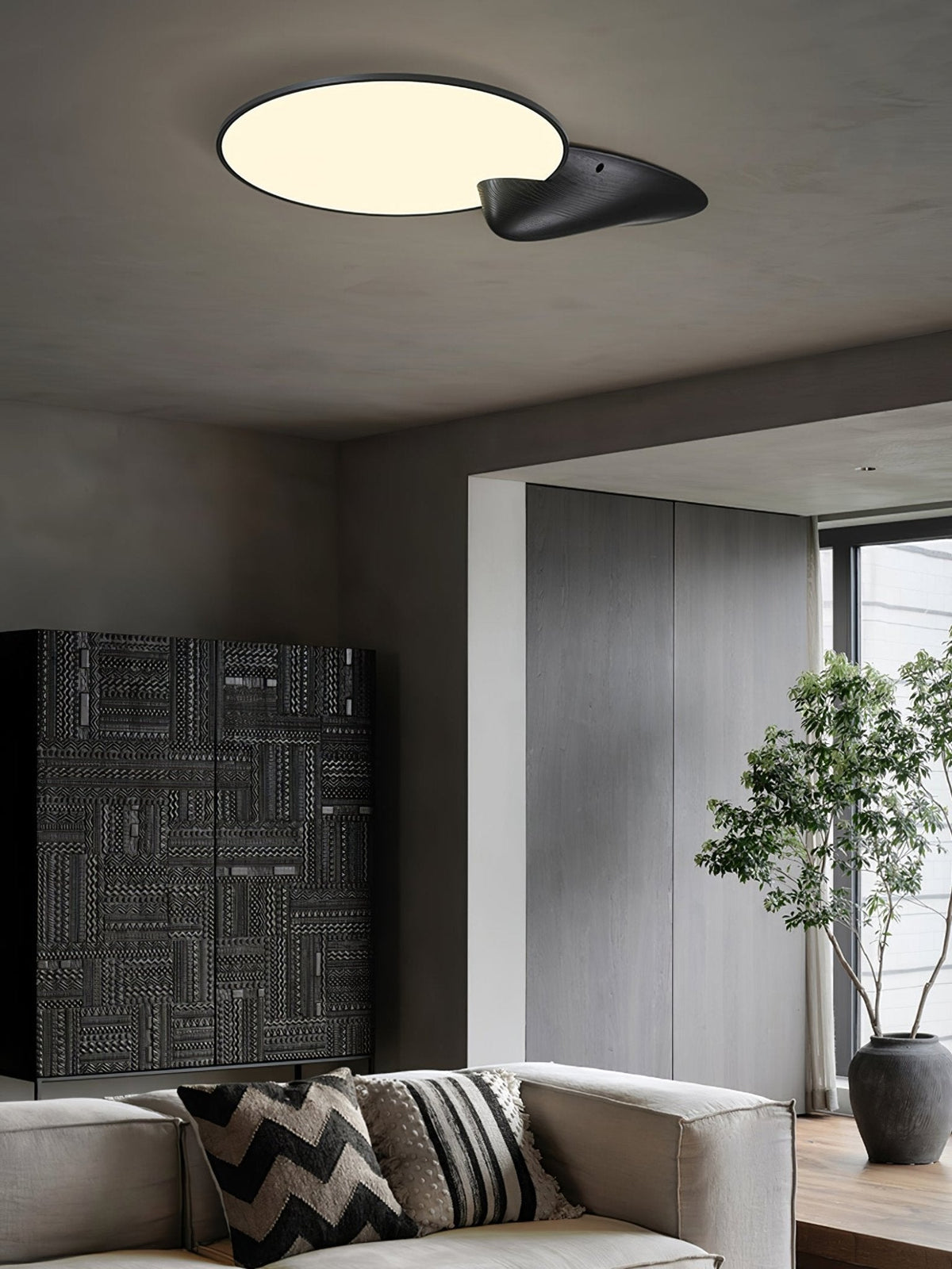 Zovenel Premium Élégance Pic Bois Plafonnier - Neutralighting