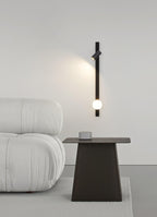 Evlaeiel Long Arm Plug-in Brass Glass Wall Light - Neutralighting