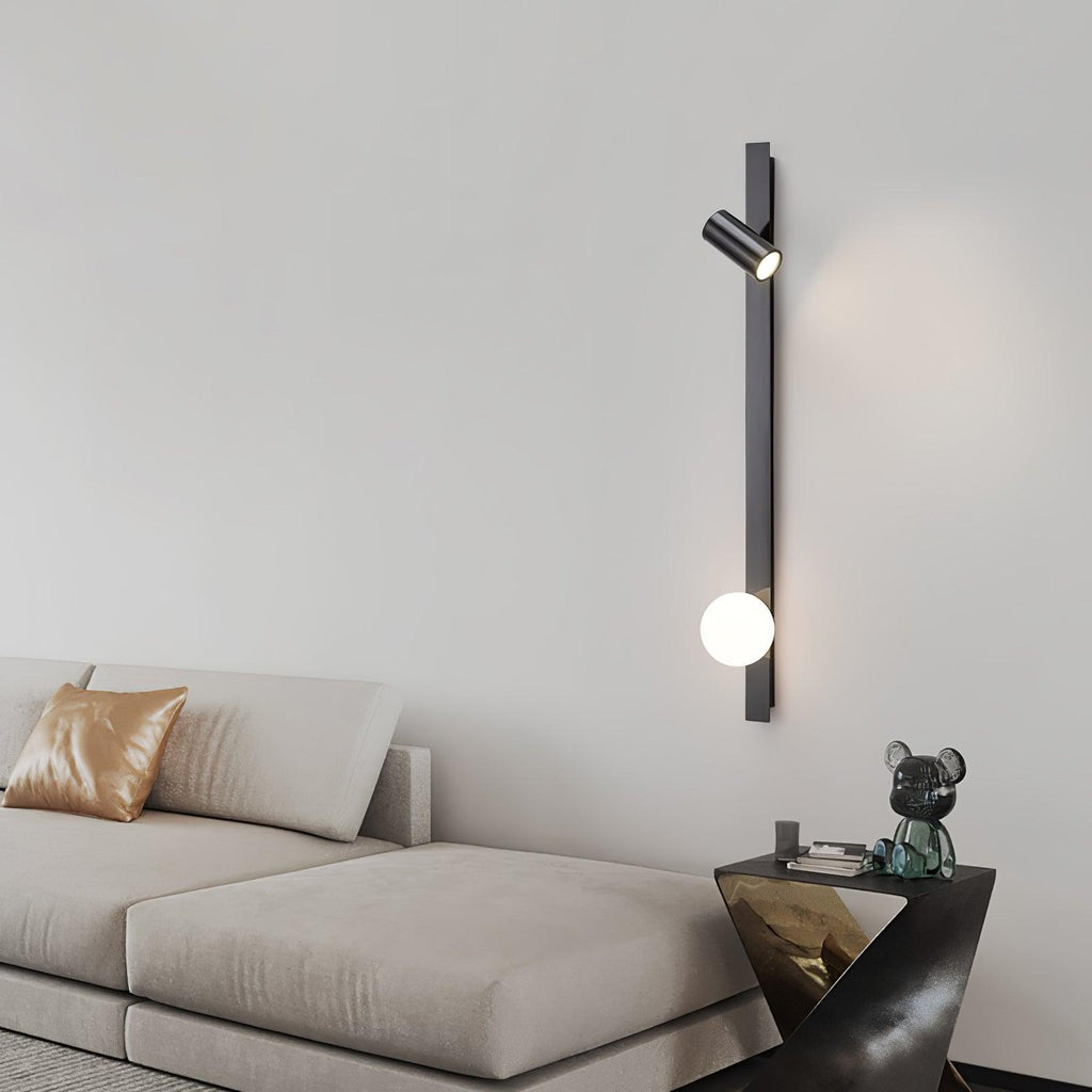 Elarise Lampe Murale en Laiton et Verre Minimaliste - Neutralighting