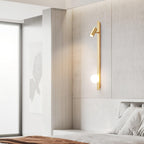 Elarise Lampe Murale en Laiton et Verre Minimaliste - Neutralighting