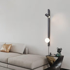 Evlaeiel Long Arm Plug-in Brass Glass Wall Light - Neutralighting