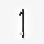 Evlaeiel Long Arm Plug-in Brass Glass Wall Light - Neutralighting