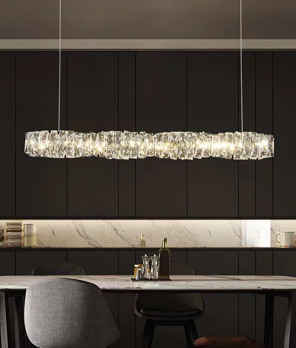 Stream Suspension Linéaire en Cristal - Neutralighting