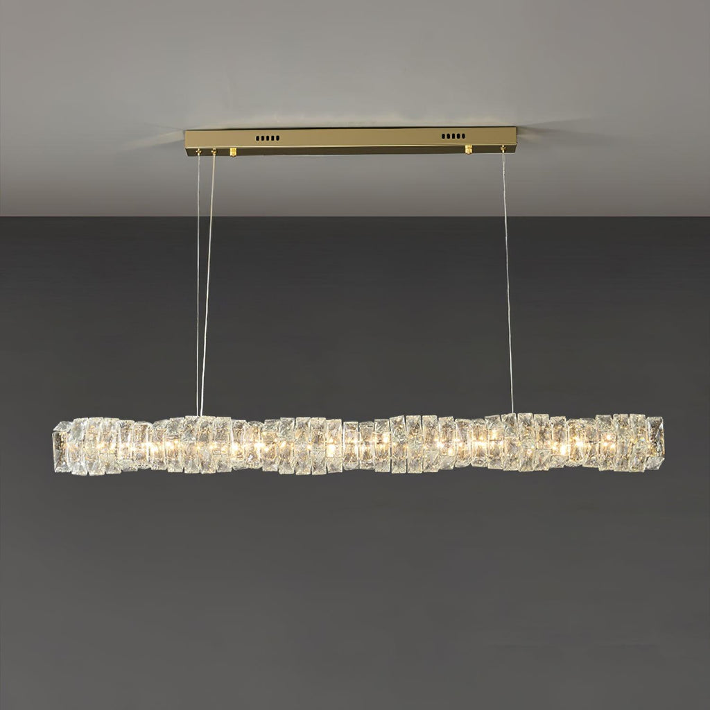 Stream Suspension Linéaire en Cristal - Neutralighting