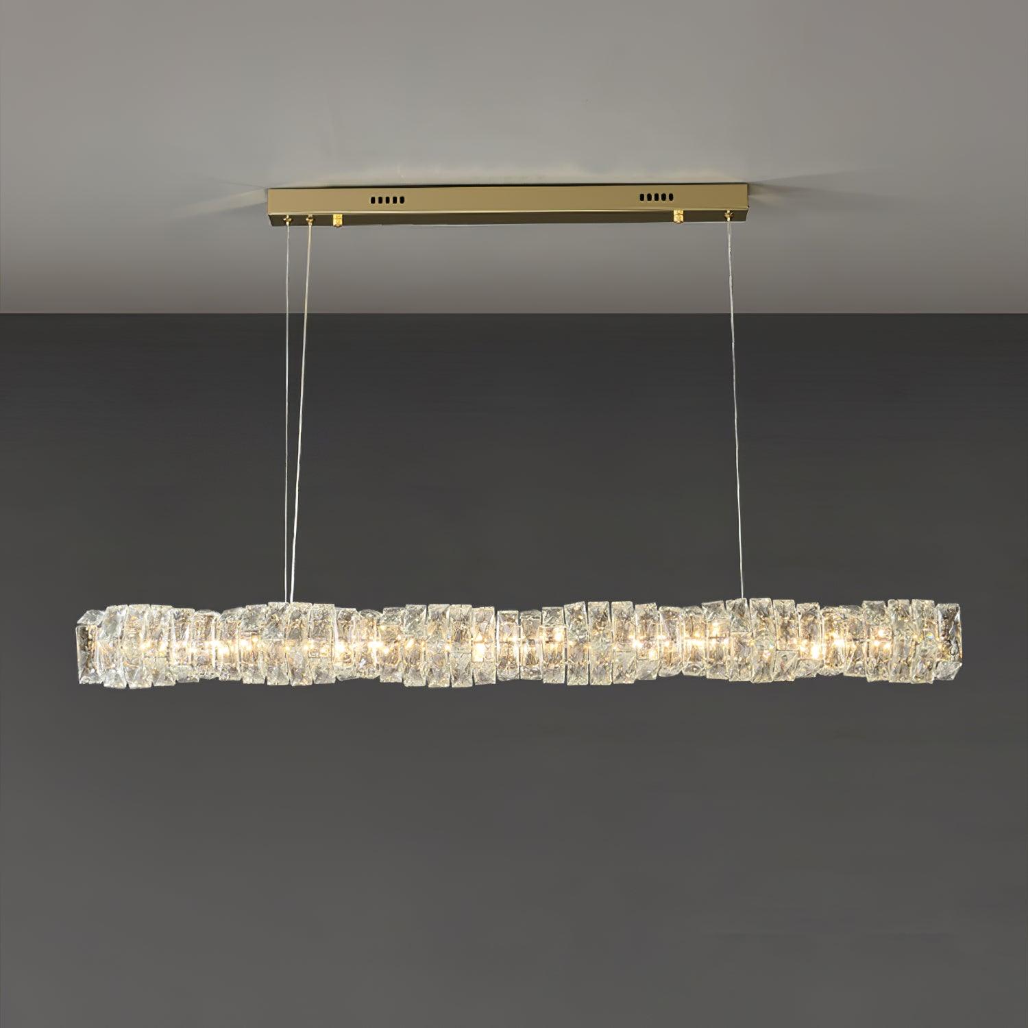 Stream Suspension Linéaire en Cristal - Neutralighting