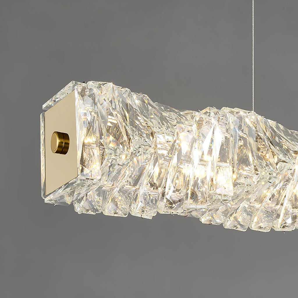 Stream Suspension Linéaire en Cristal - Neutralighting