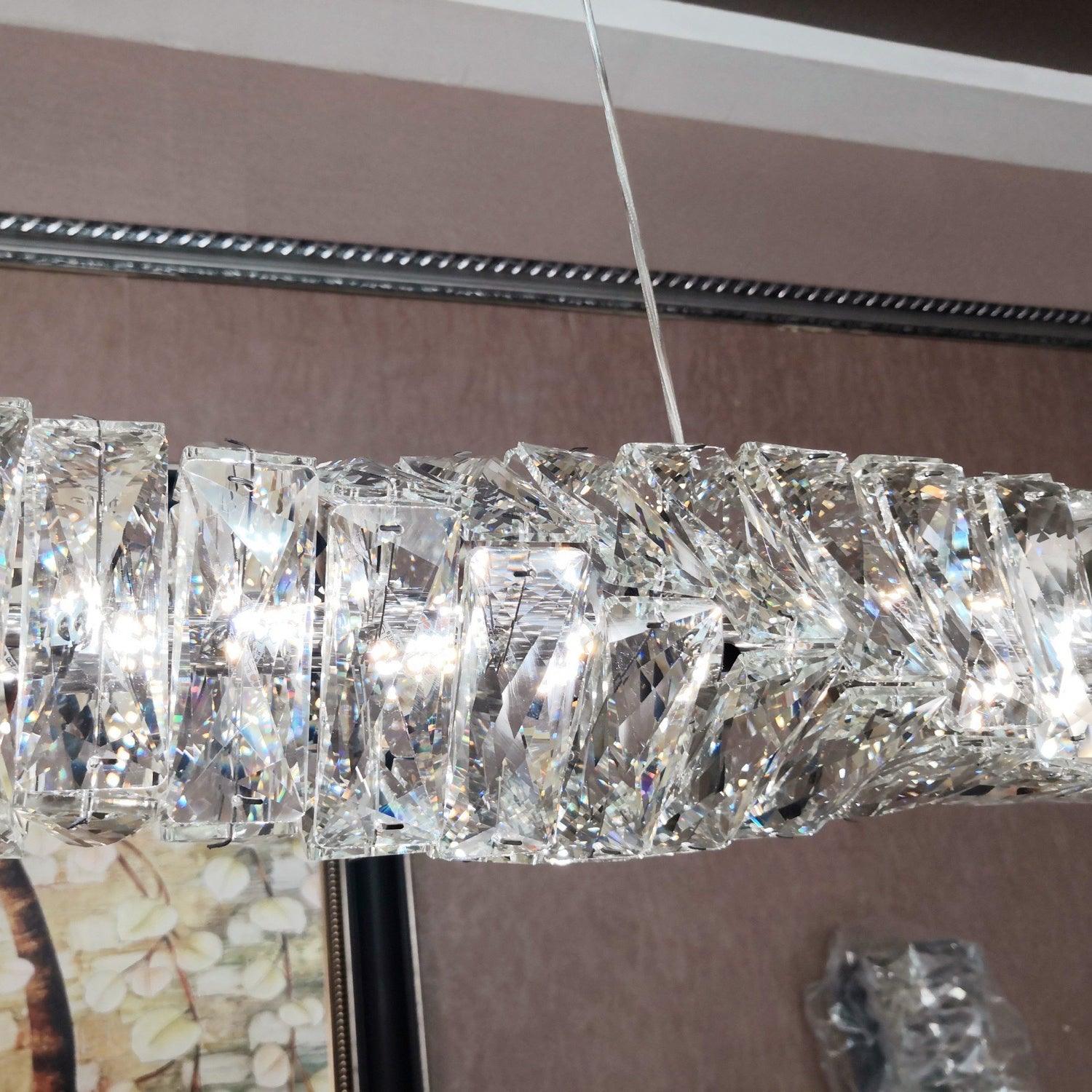 Stream Suspension Linéaire en Cristal - Neutralighting