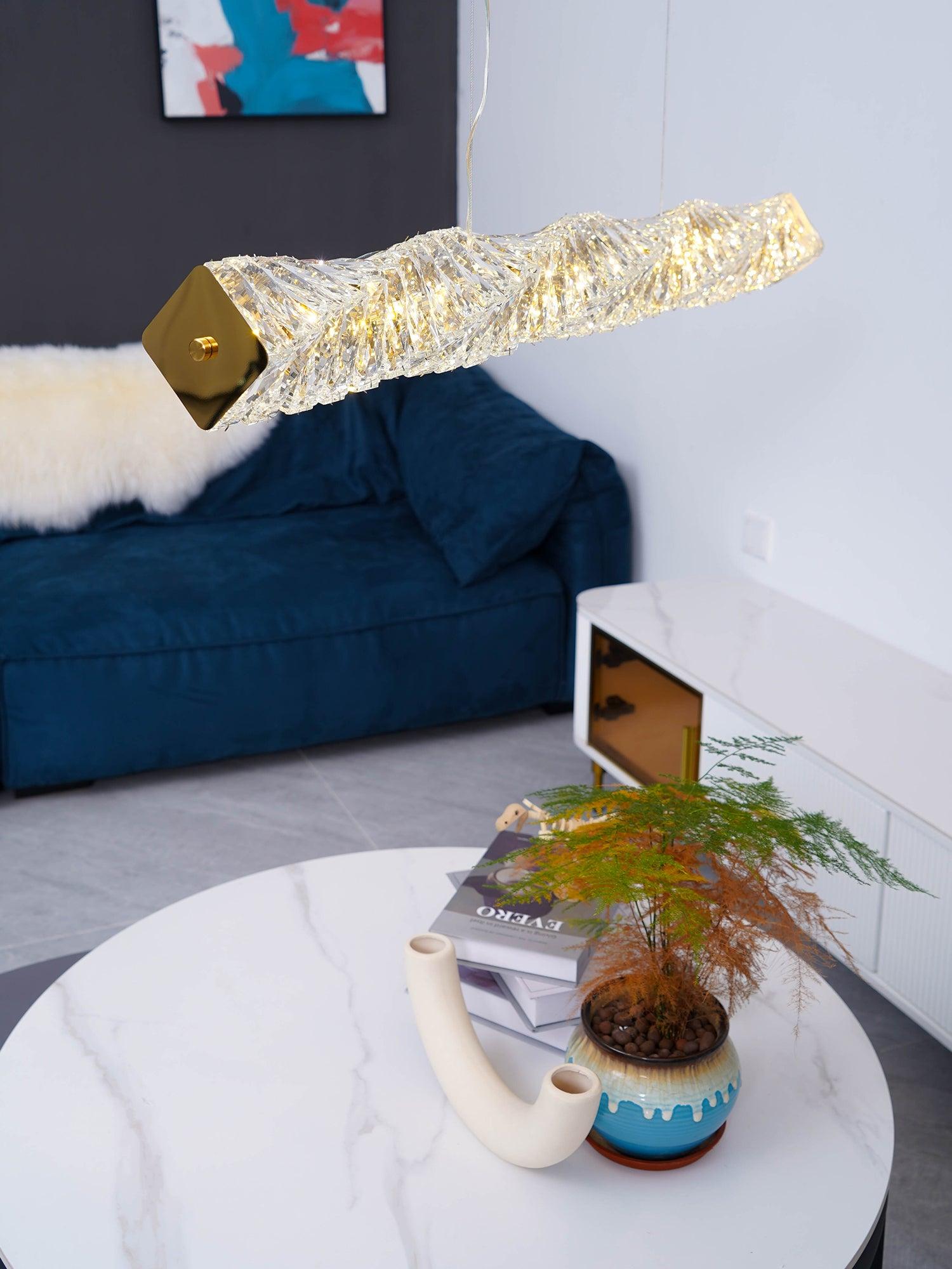 Stream Suspension Linéaire en Cristal - Neutralighting
