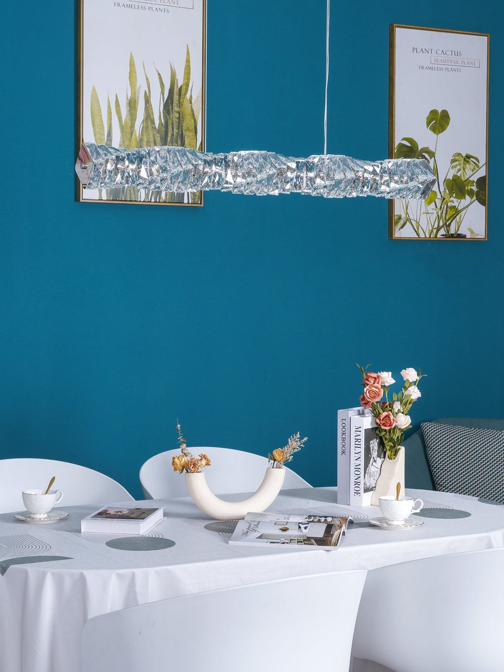 Stream Suspension Linéaire en Cristal - Neutralighting