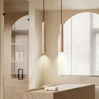 Olvynarae Suspension Cylindrique en Travertin - Neutralighting