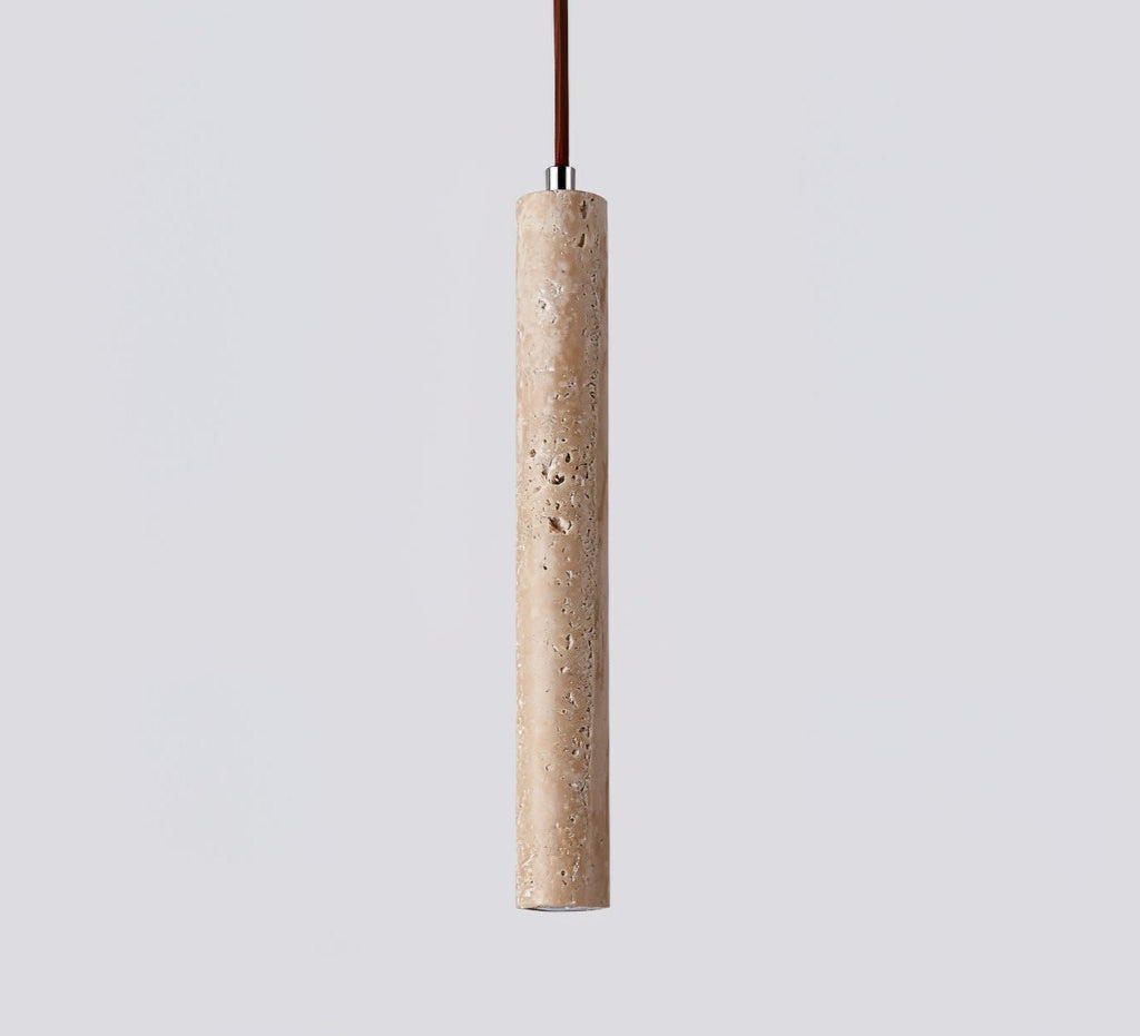Olvynarae Suspension Cylindrique en Travertin - Neutralighting