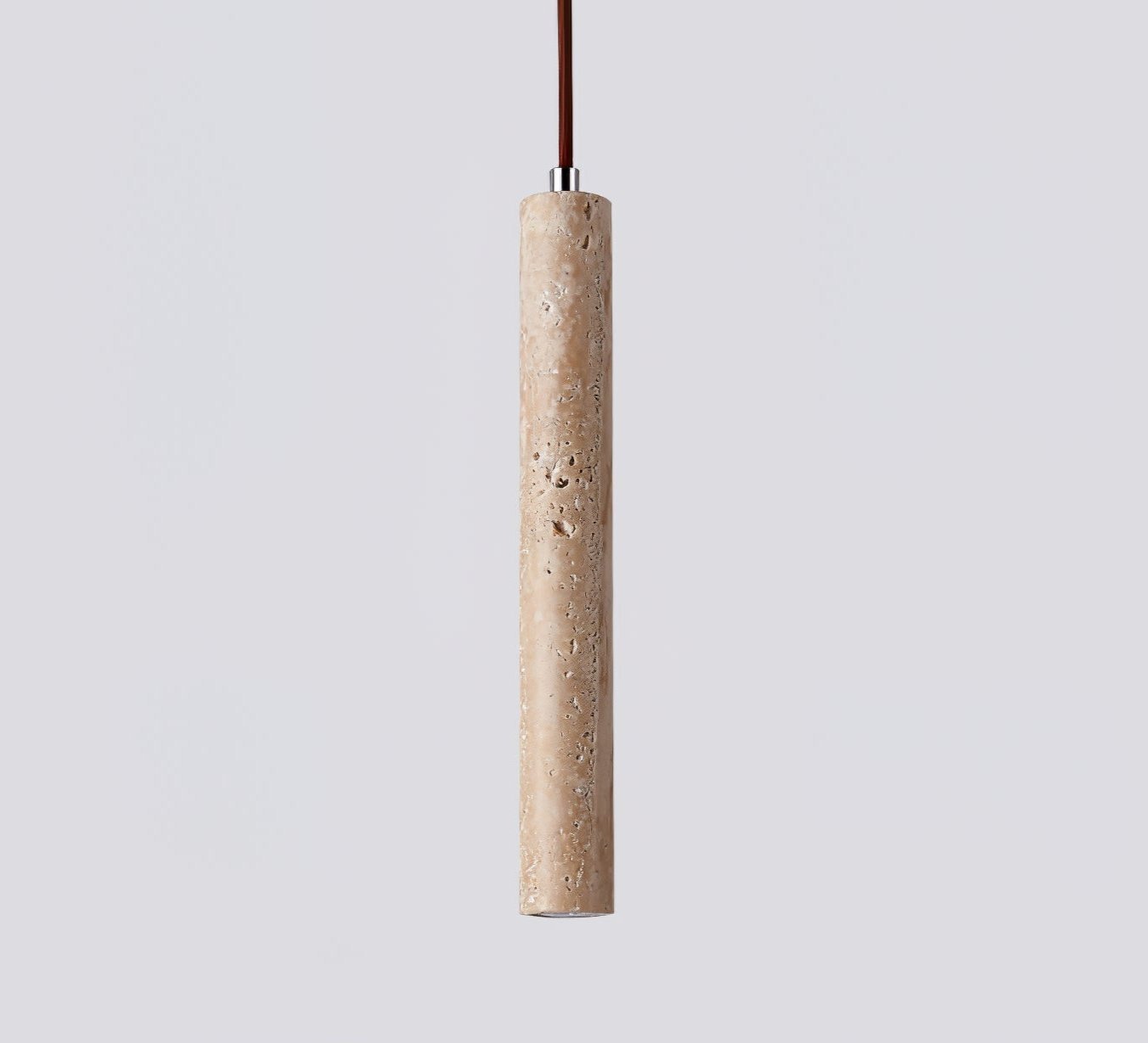 Olvynarae Suspension Cylindrique en Travertin - Neutralighting
