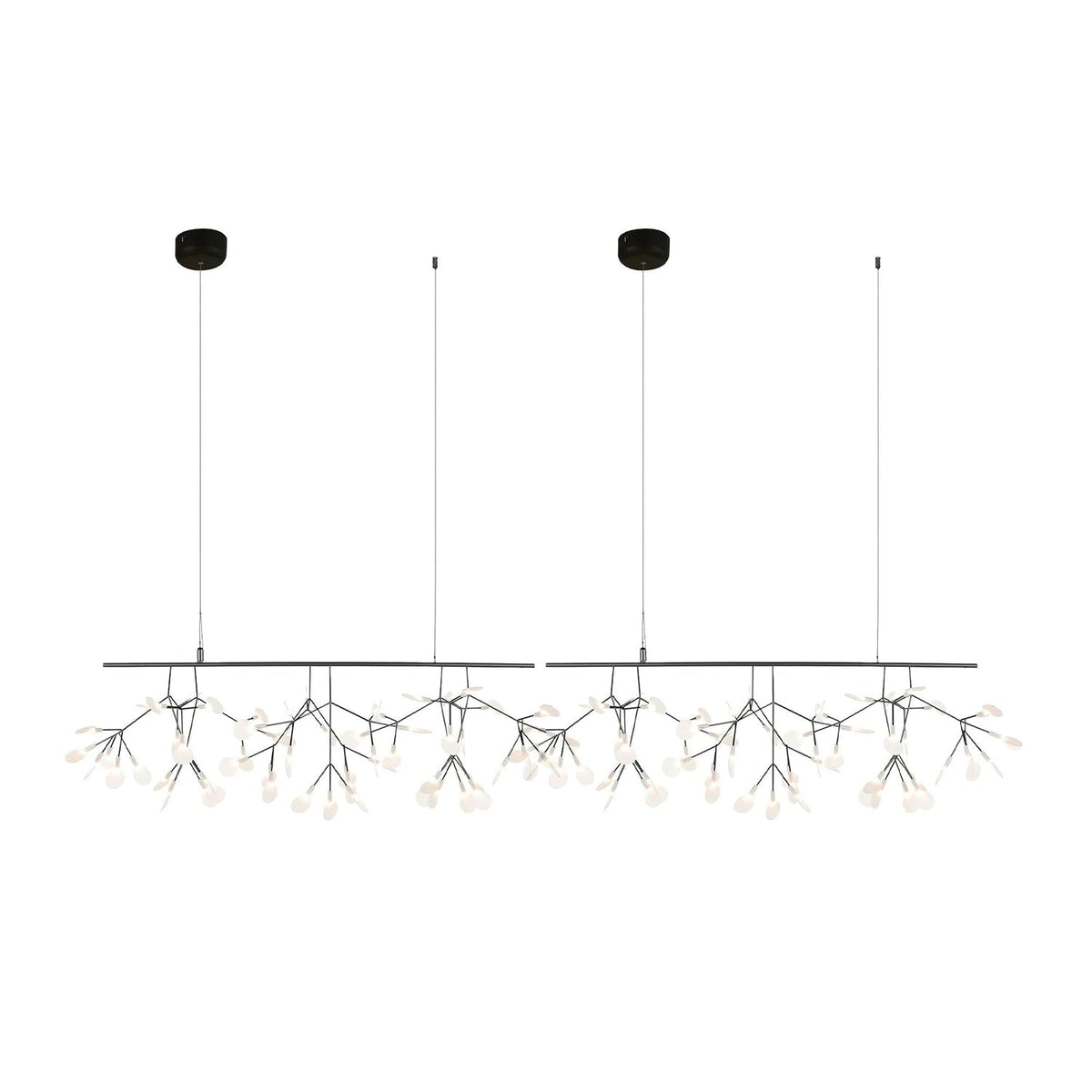 Lustra Chandelier LED À Branches Longues Et Linéaires Artistiques - Neutralighting