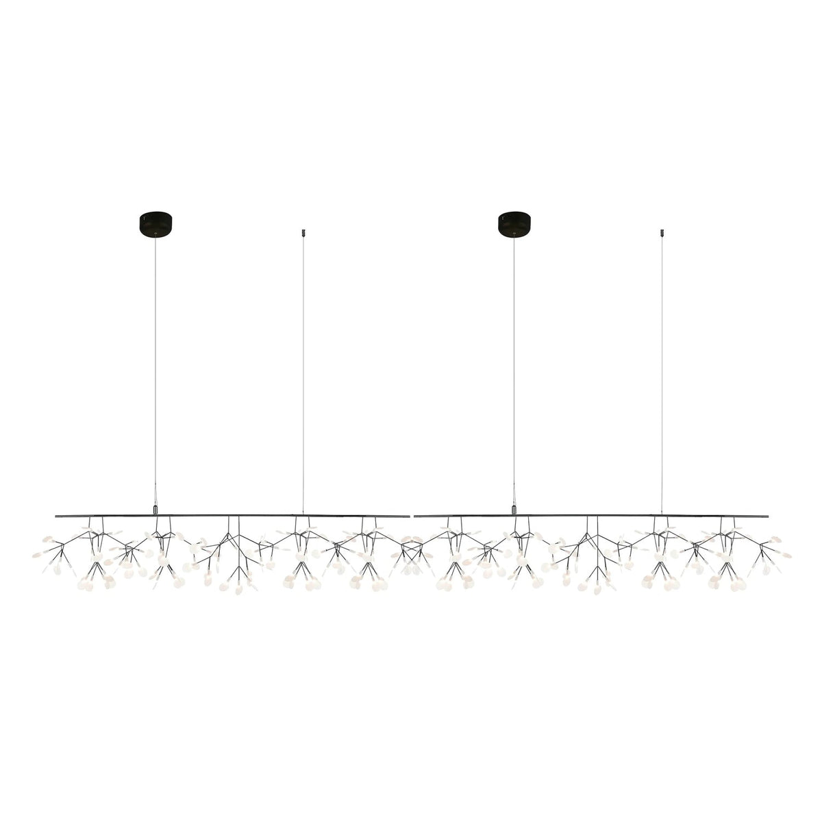 Lustra Chandelier LED À Branches Longues Et Linéaires Artistiques - Neutralighting