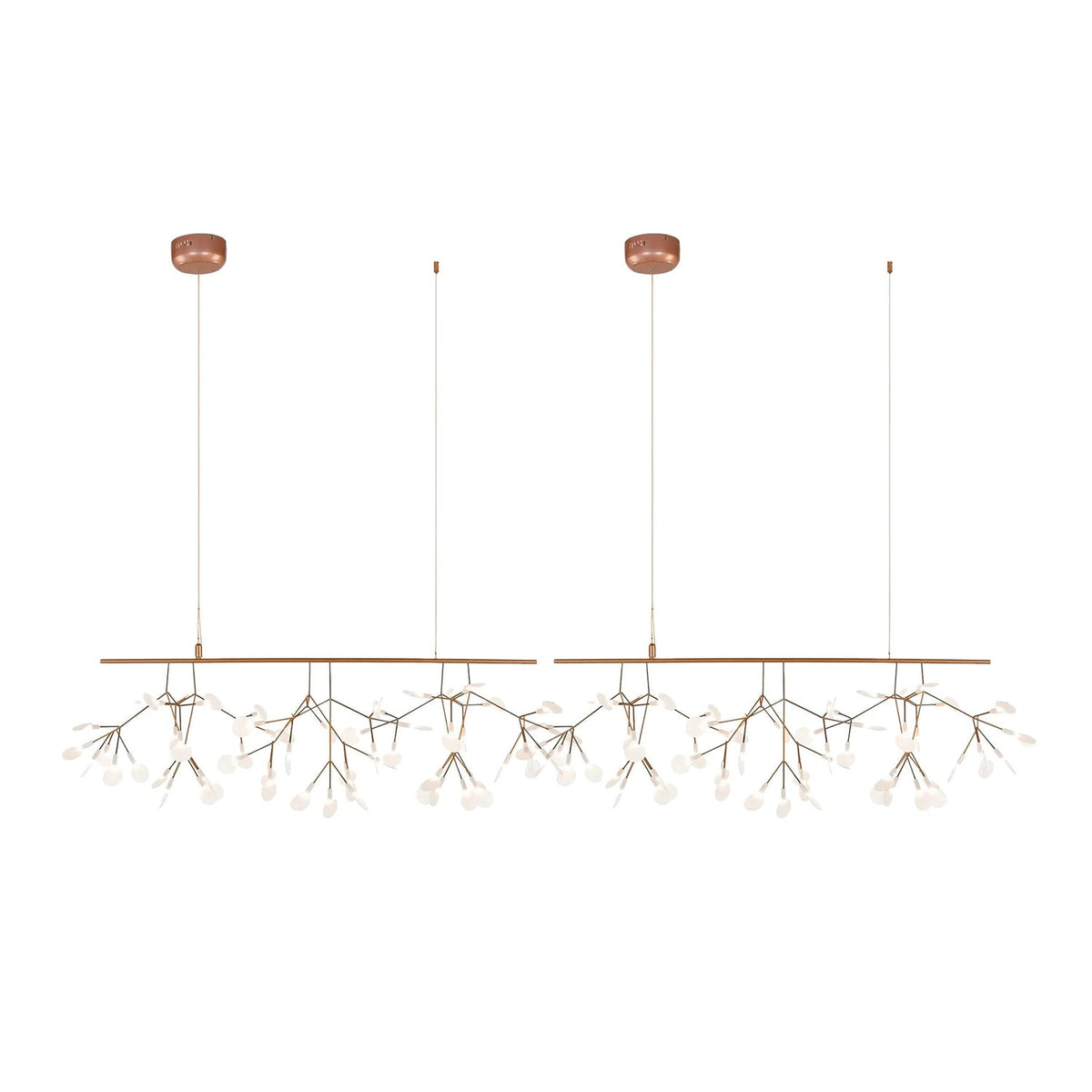 Lustra Chandelier LED À Branches Longues Et Linéaires Artistiques - Neutralighting