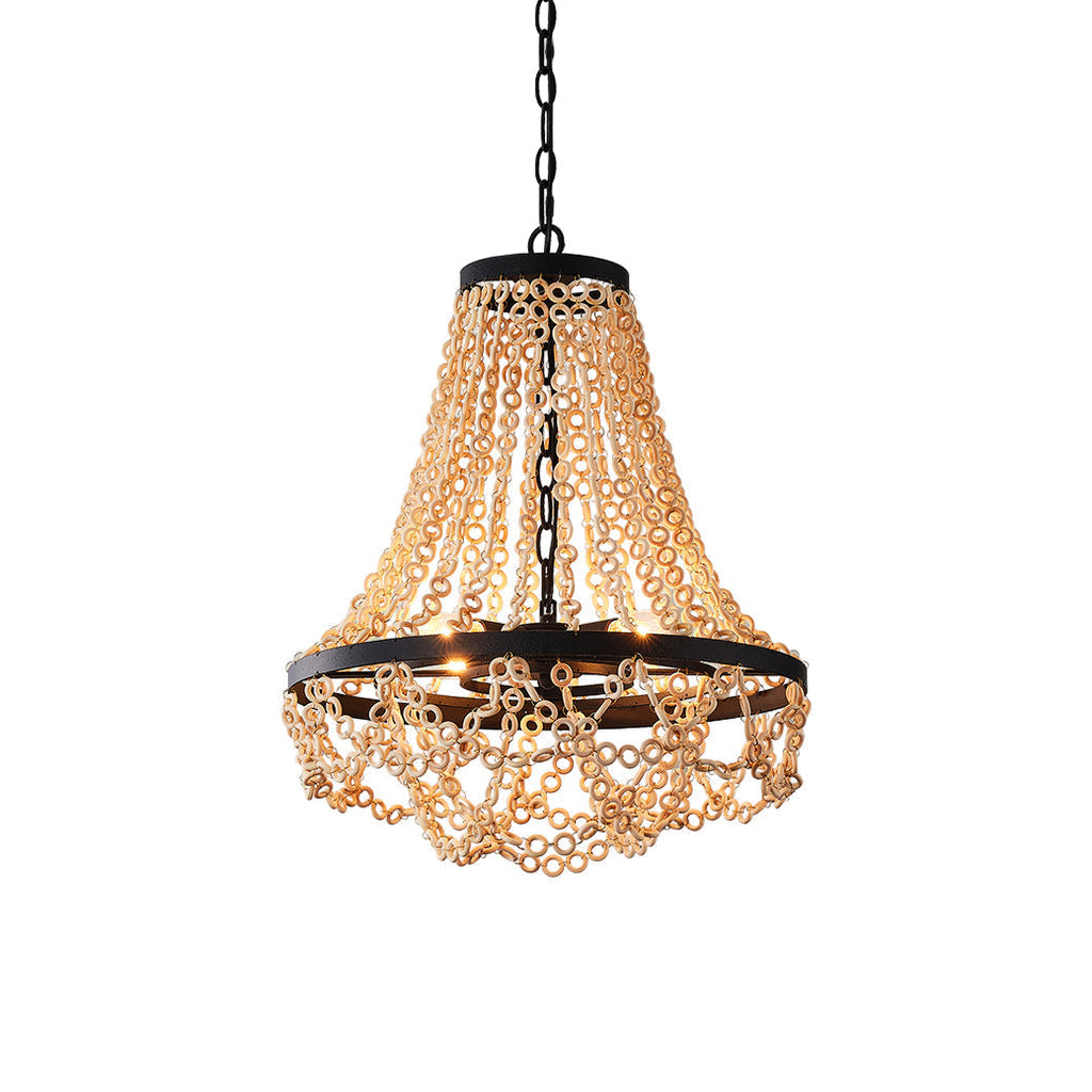 Vevyniel Lustre En Métal Et Bois De Luxe Postmoderne - Neutralighting