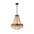 Vevyniel Lustre En Métal Et Bois De Luxe Postmoderne - Neutralighting