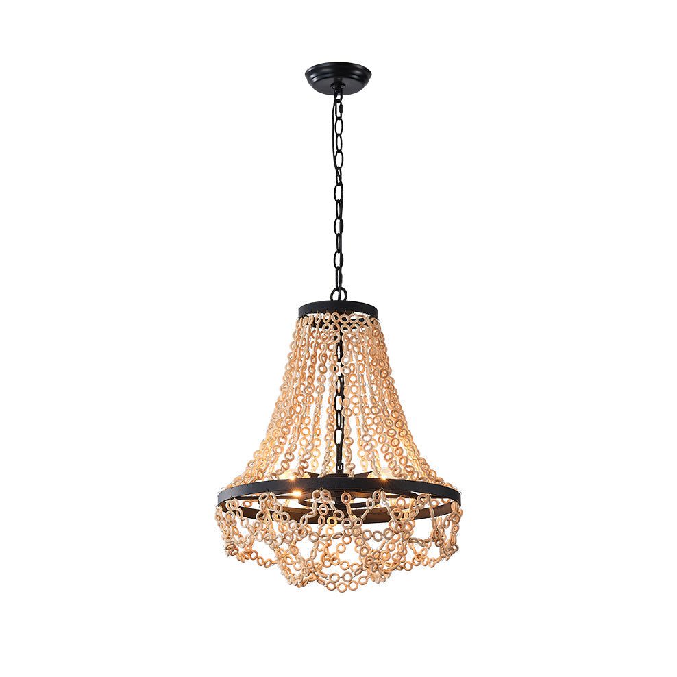 Vevyniel Lustre En Métal Et Bois De Luxe Postmoderne - Neutralighting