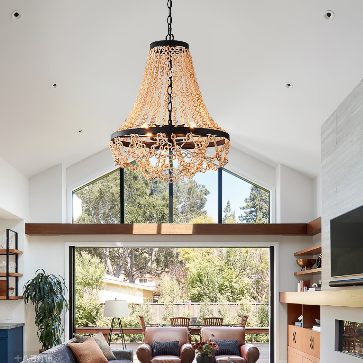 Vevyniel Lustre En Métal Et Bois De Luxe Postmoderne - Neutralighting
