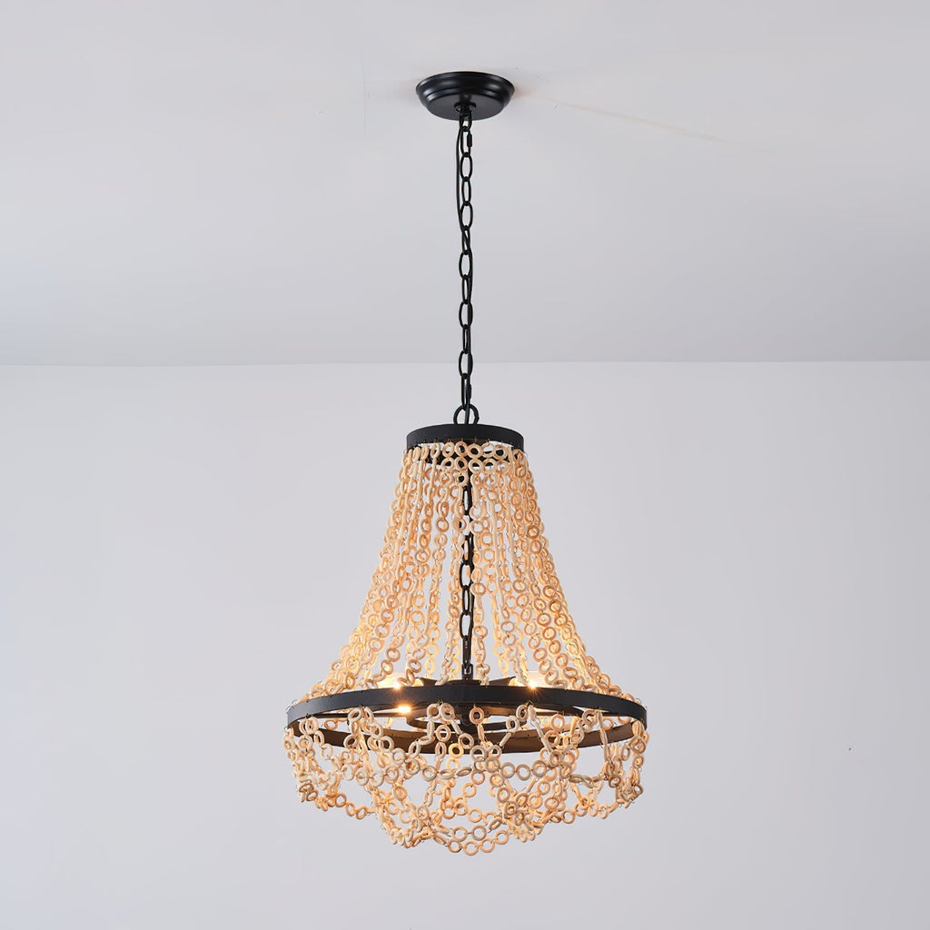 Vevyniel Lustre En Métal Et Bois De Luxe Postmoderne - Neutralighting