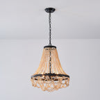 Vevyniel Lustre En Métal Et Bois De Luxe Postmoderne - Neutralighting