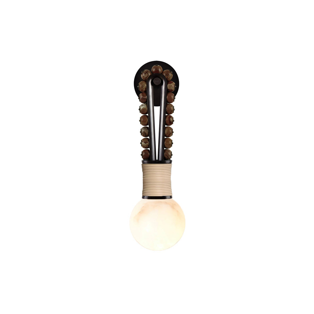 Erliren Applique Murale En Albâtre Et Noyer Creativity Art - Neutralighting