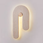 IthausApplique Murale Circulaire en Travertin - Neutralighting