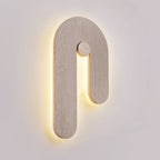 IthausApplique Murale Circulaire en Travertin - Neutralighting