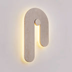 IthausApplique Murale Circulaire en Travertin - Neutralighting