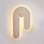 IthausApplique Murale Circulaire en Travertin - Neutralighting