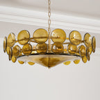 Aurora Chandelier Disque Verre Murano Vintage - Neutralighting