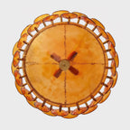 Ventilo Lustre Moderne en Verre Ambre - Neutralighting