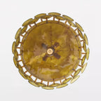 Ventilo Lustre Moderne en Verre Ambre - Neutralighting