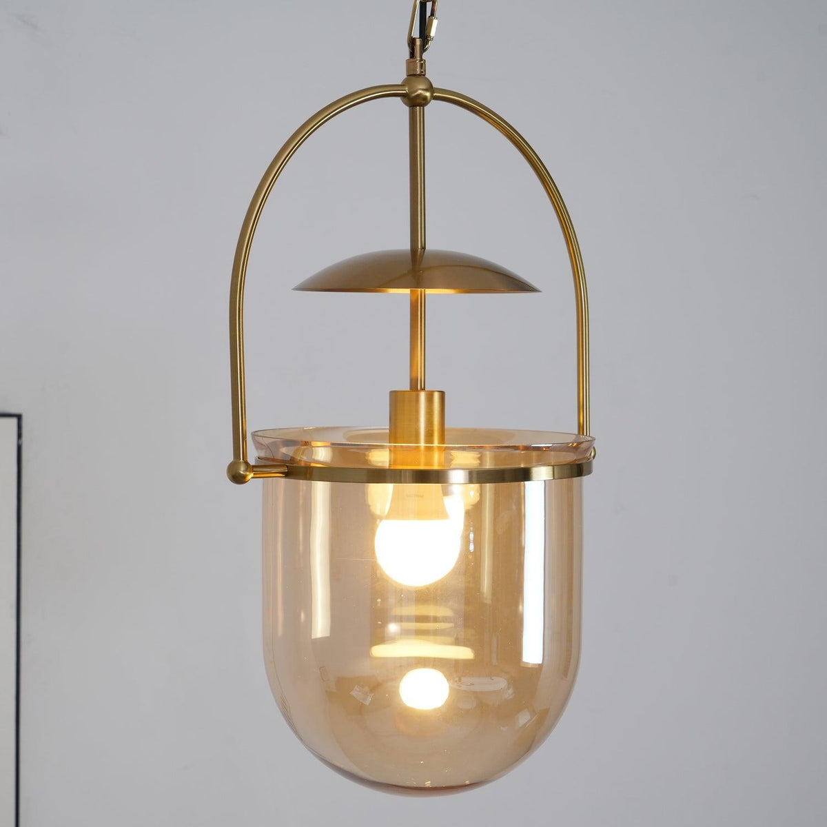 Lustra Suspension en Verre et Laiton Vintage - Neutralighting