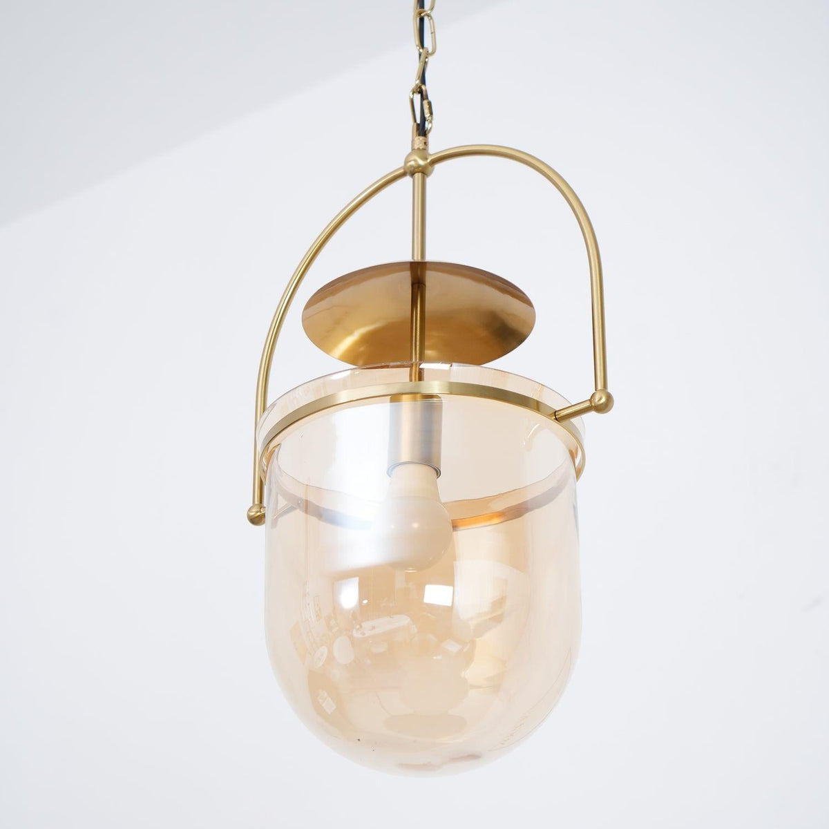 Lustra Suspension en Verre et Laiton Vintage - Neutralighting