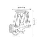 Loria Applique Murale Extérieure Lanterne - Neutralighting