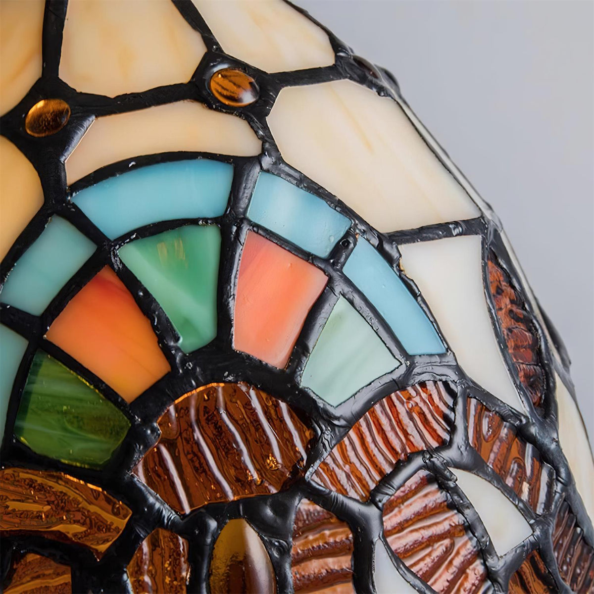 Tiffany Suspension en Verre Effet Mosaïque - Neutralighting