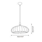 Lotus Lampe Pendante en Tissu Beige - Neutralighting