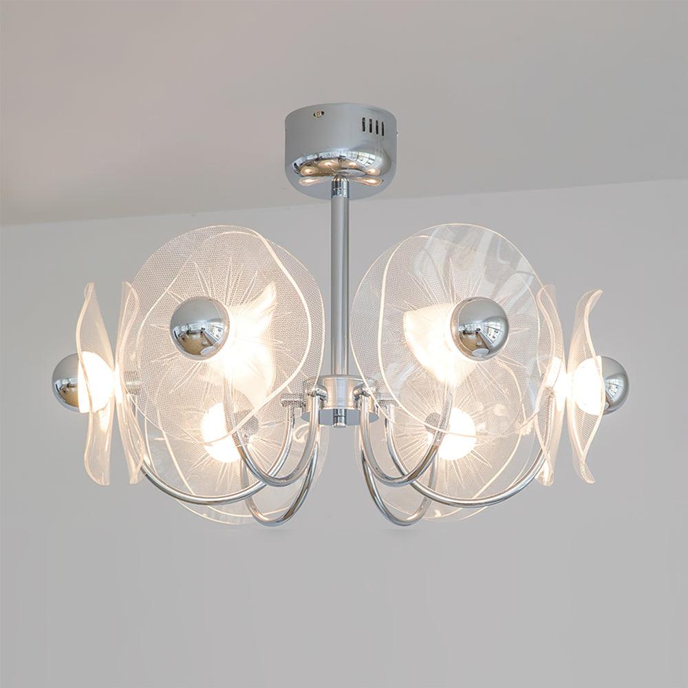 Lotus Lustre Courbe Pétale Bras Moderne Salon - Neutralighting