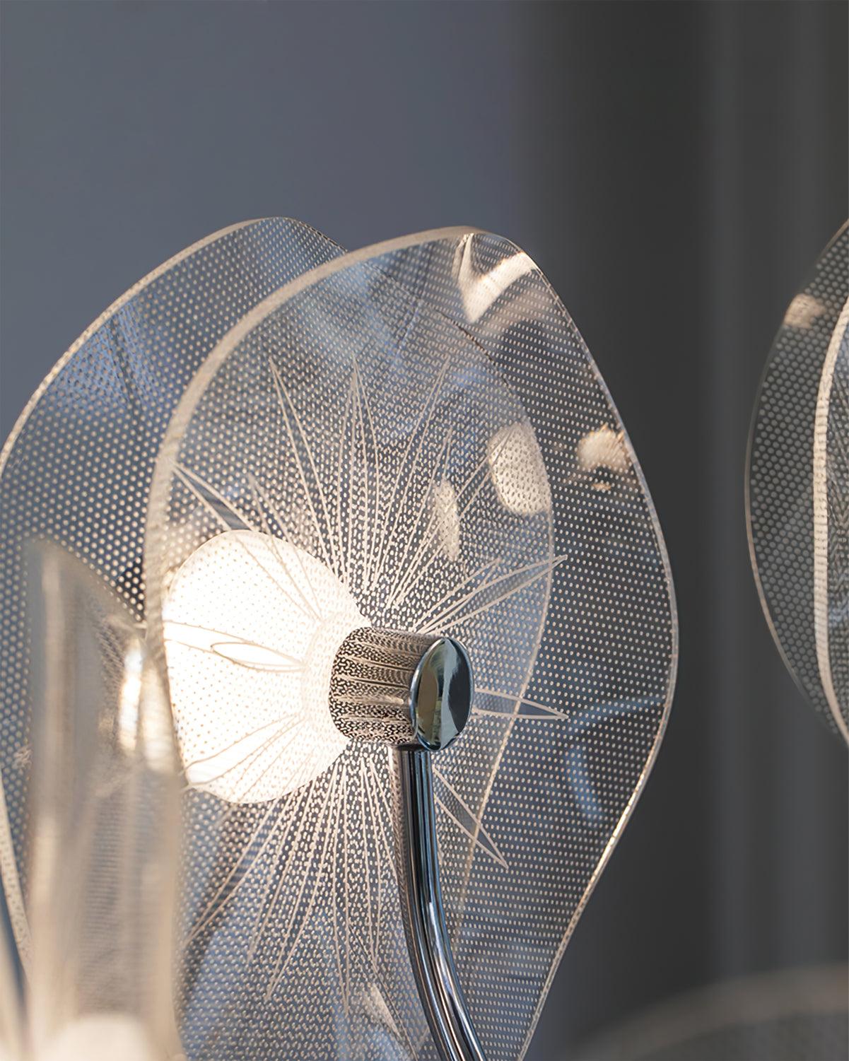 Lotus Lustre Courbe Pétale Bras Moderne Salon - Neutralighting