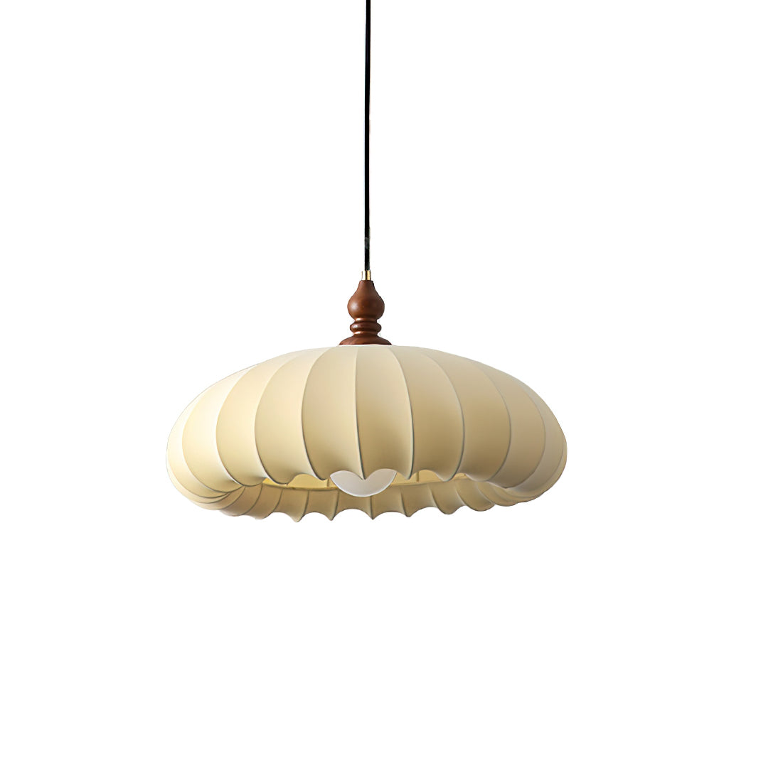 Lotus Lampe Pendante en Tissu Beige - Neutralighting