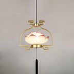 Lotus Lustre oriental en résine - Neutralighting