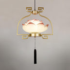 Lotus Lustre oriental en résine - Neutralighting