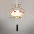 Lotus Lustre oriental en résine - Neutralighting