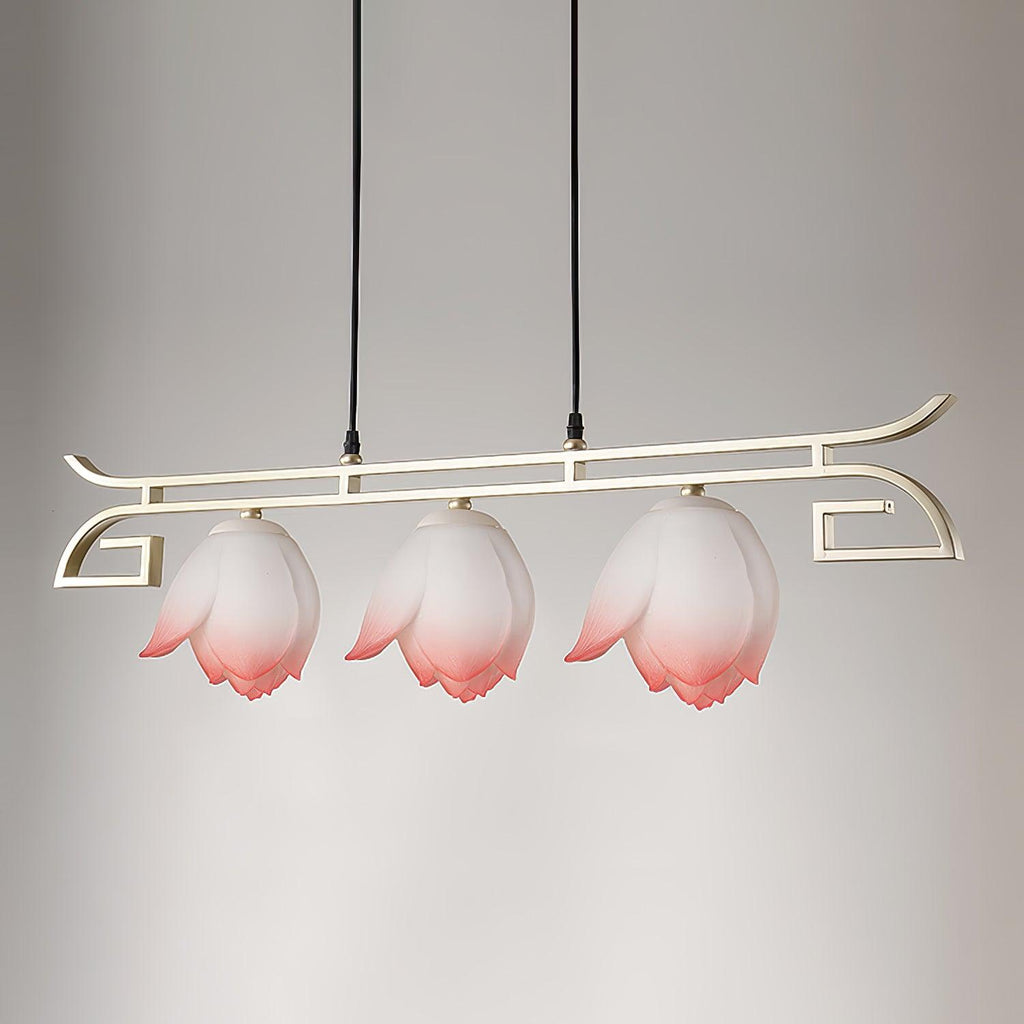 Lotus Lustre oriental en résine - Neutralighting