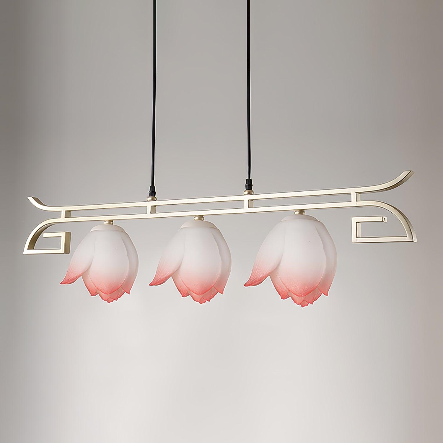 Lotus Lustre oriental en résine - Neutralighting