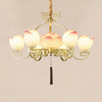 Lotus Lustre oriental en résine - Neutralighting