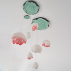 Lustra Chandelier Pendante 7 Lumières Rose Blanc - Neutralighting