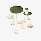 Lustra Chandelier Pendante 7 Lumières Rose Blanc - Neutralighting